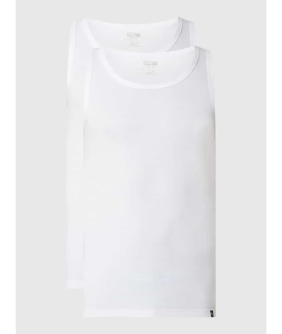 obrazek 1 Top o kroju regular fit z mieszanki bawełny w zestawie 2 szt.