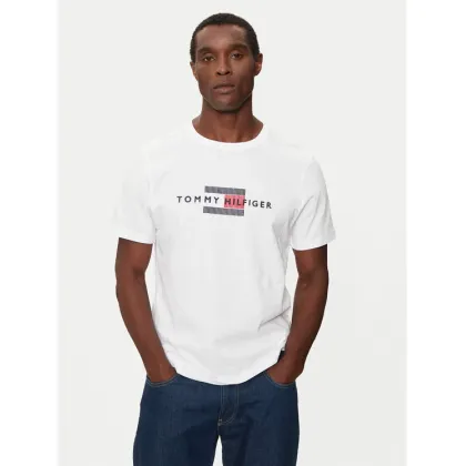 Zdjęcie Tommy Hilfiger T-Shirt MW0MW36455 Biały Regular Fit