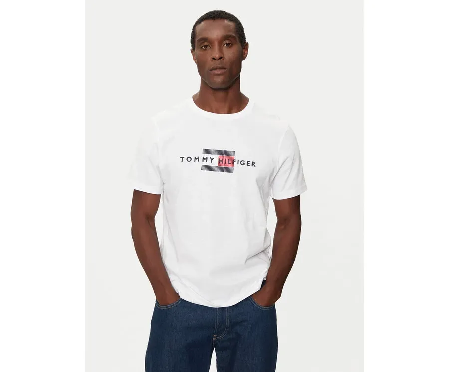 obrazek 1 Tommy Hilfiger T-Shirt MW0MW36455 Biały Regular Fit