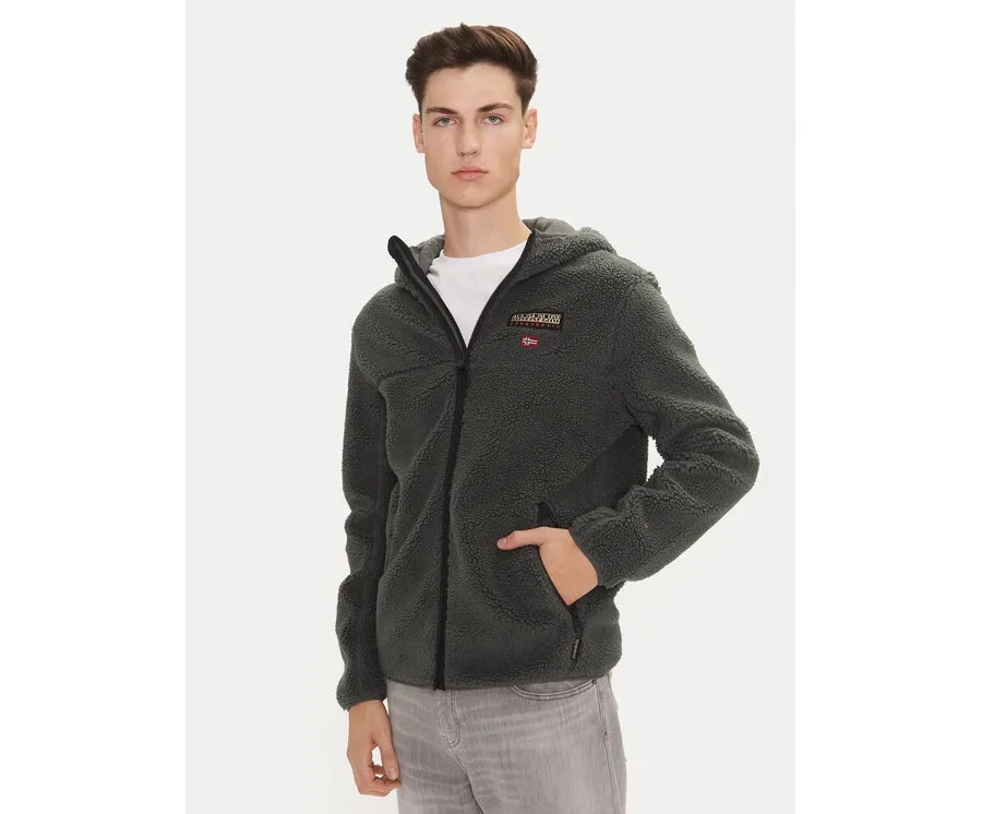 obrazek 1 Napapijri Polar T-Tynik NP0A4IA8 Zielony Regular Fit
