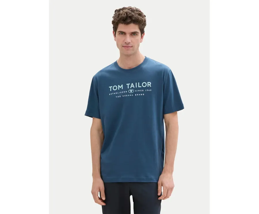 obrazek 1 Tom Tailor T-Shirt 1043276 Niebieski Regular Fit