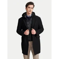 Zdjęcie Bugatti Płaszcz przejściowy 635628 61050 Czarny Regular Fit