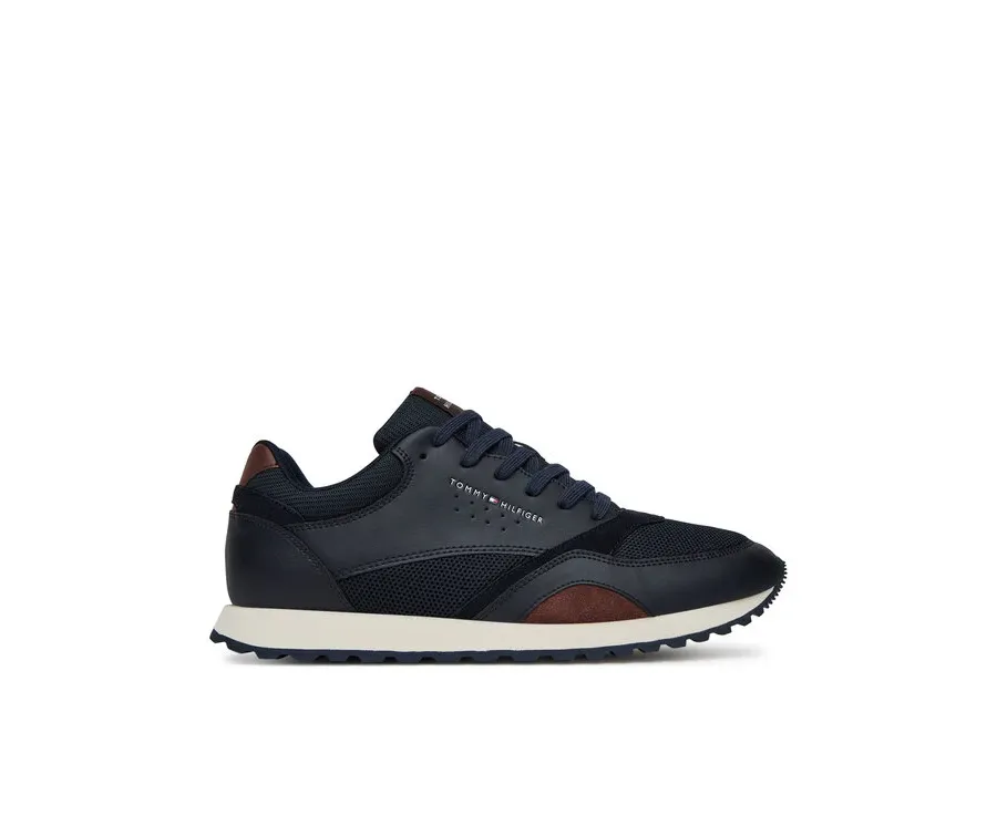 obrazek 1 Tommy Hilfiger Sneakersy New Runner Eva Mix FM0FM05522 Granatowy