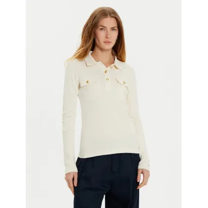 Zdjęcie Tommy Hilfiger Polo WW0WW45308 Écru Slim Fit
