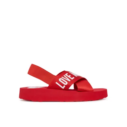 Zdjęcie LOVE MOSCHINO Sandały JA16214G0MIX5500 Czerwony