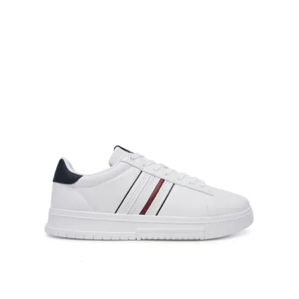 Zdjęcie Tommy Hilfiger Sneakersy Modern Cupsole Stripes Lth FM0FM05406 Biały
