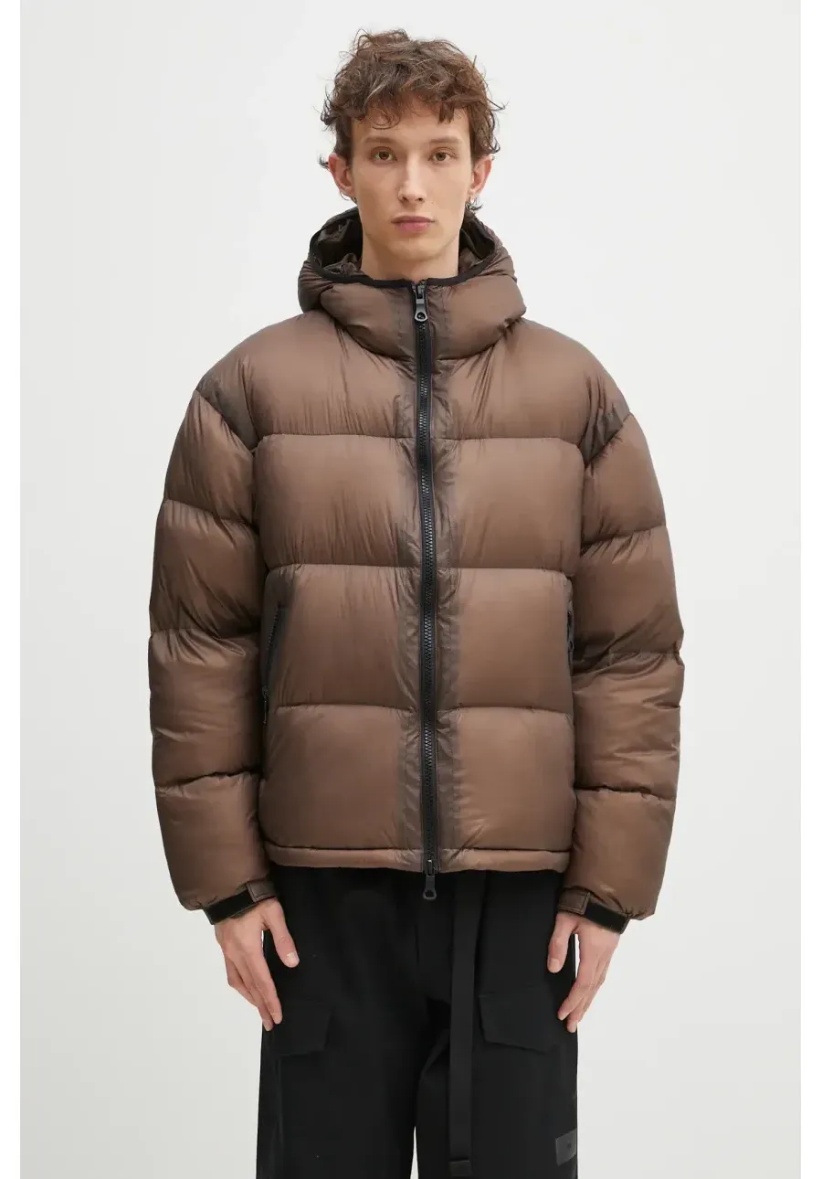 obrazek 1 MKI MIYUKI ZOKU kurtka puchowa Translucent Bubble Jacket kolor brązowy zimowa oversize TRANSLUCENT.BUBBLE.BR