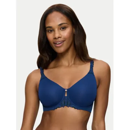 Zdjęcie Triumph Biustonosz z fiszbiną Wild Azalea 10219852 Niebieski