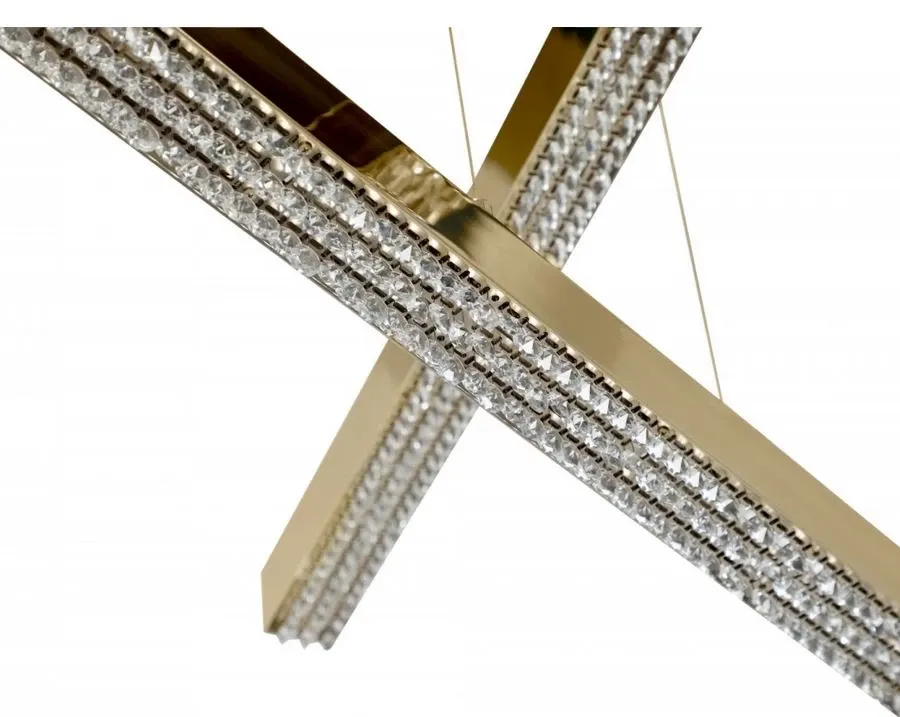 obrazek 3 Designerski 3-częściowy żyrandol Metis Linear