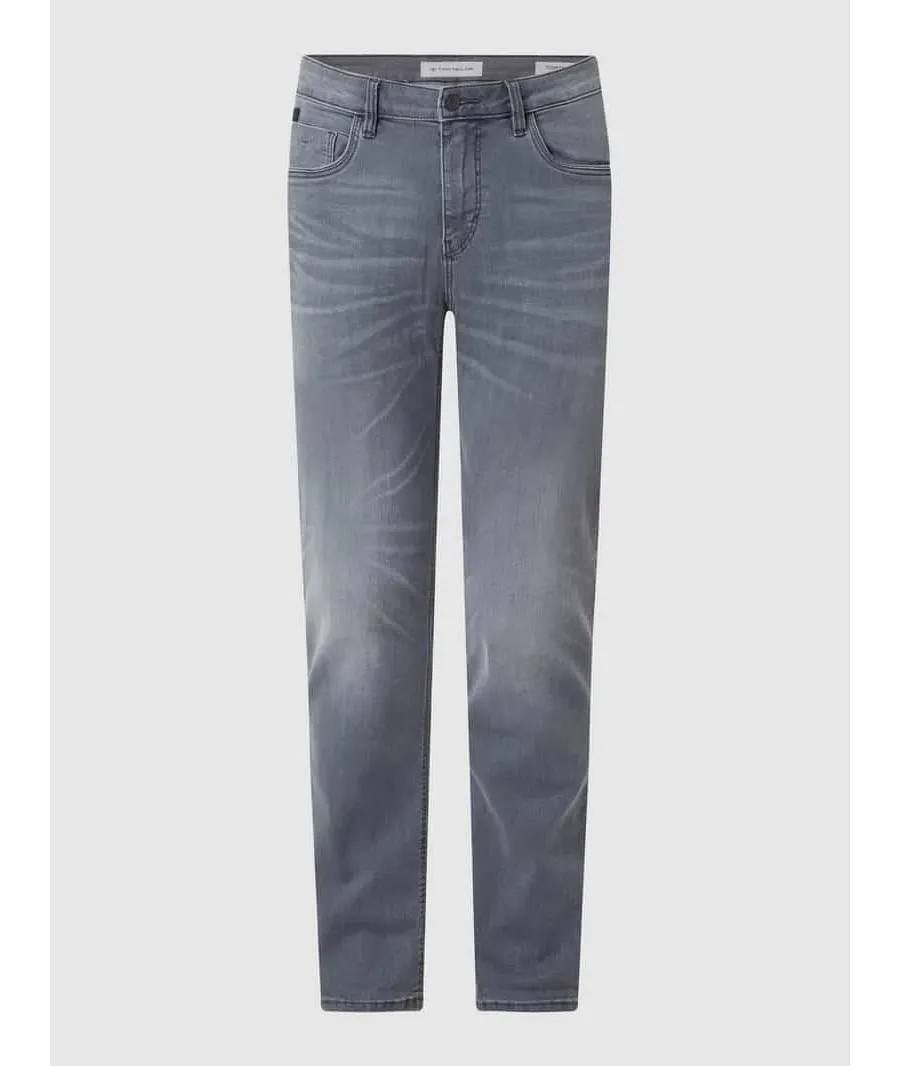 obrazek 1 Jeansy o kroju regular slim fit z dodatkiem streczu model ‘Josh’