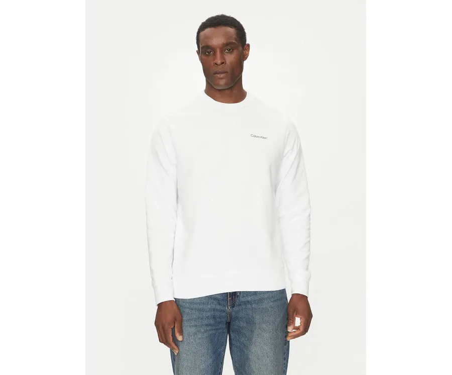 obrazek 1 Calvin Klein Bluza Linear Box Logo K10K114259 Biały Regular Fit