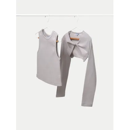 Zdjęcie Mayoral Bluzka 6150 Szary Regular Fit