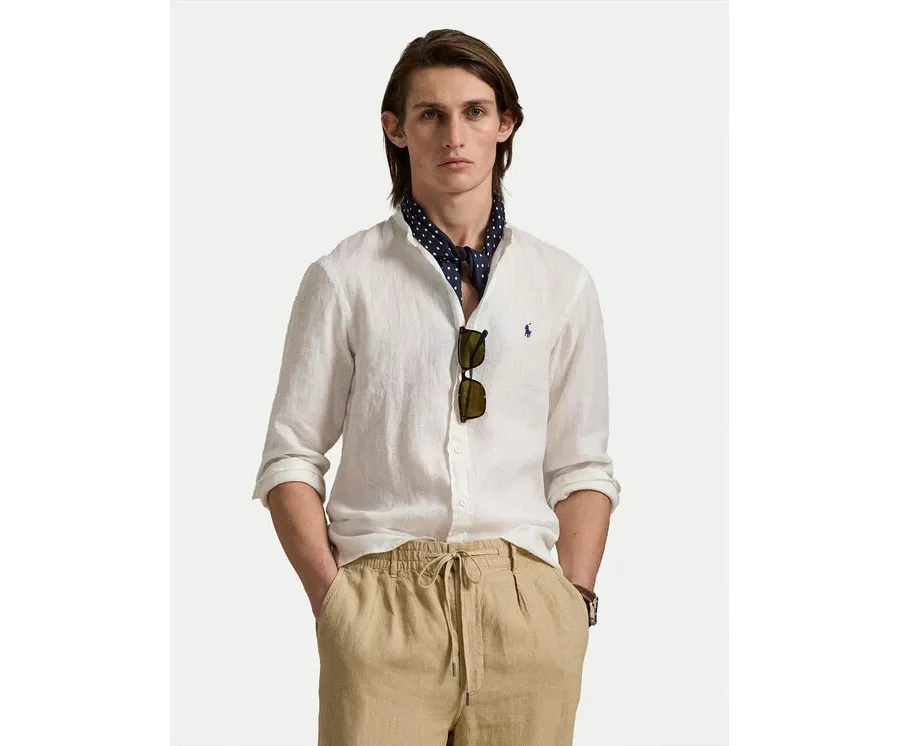 obrazek 1 Polo Ralph Lauren Koszula 710968925006 Biały Slim Fit