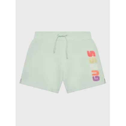 Zdjęcie Guess Szorty sportowe J3GD21 FL04P Zielony Relaxed Fit