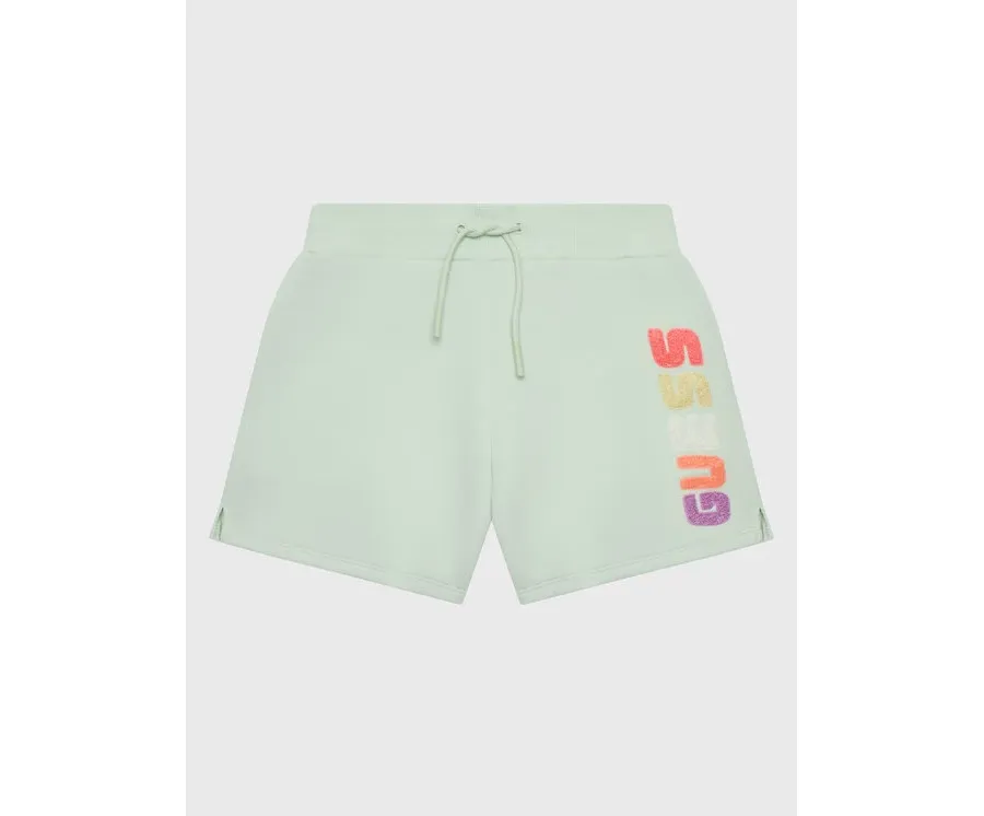 obrazek 1 Guess Szorty sportowe J3GD21 FL04P Zielony Relaxed Fit