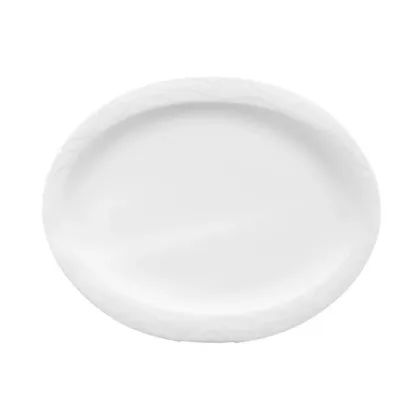 Zdjęcie Owalny porcelanowy talerz obiadowy 29x24 cm - Seltmann Weiden