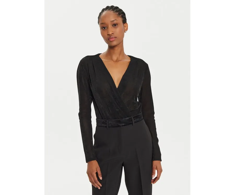 obrazek 1 ViCOLO Body US0022 Czarny Slim Fit