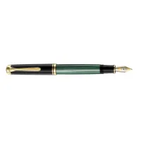 Picture A unique Souverän 800 Black-Green EF fountain pen