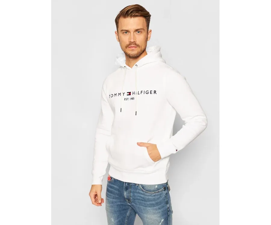 obrazek 1 Tommy Hilfiger Bluza Logo MW0MW11599 Biały Regular Fit