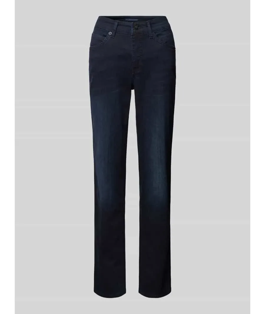 obrazek 1 Jeansy o kroju slim fit z naszywką z logo model ‘Melanie’