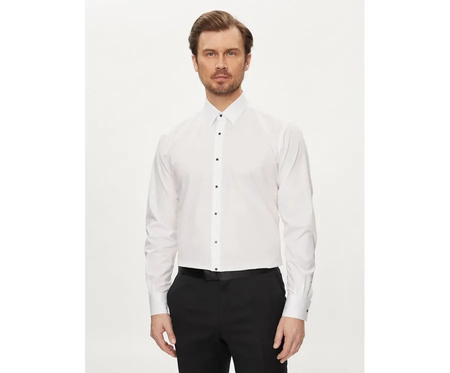 obrazek 1 KARL LAGERFELD Koszula 605000 Biały Modern Fit