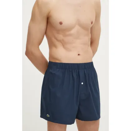 Zdjęcie Lacoste bokserki bawełniane 3-pack kolor granatowy