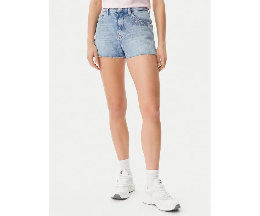 obrazek 1 Tommy Jeans Szorty jeansowe DW0DW20087 Niebieski Slim Fit
