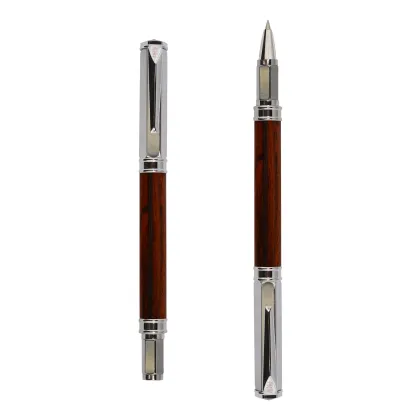 Picture Elegant pen made of cocobolo wood - Artemisia Roller Cocobolo - M'Art
