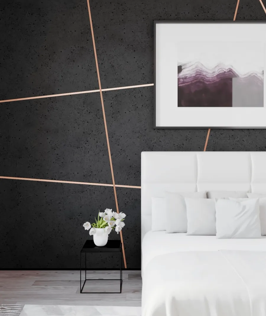 obrazek 1 240x1x0,6 cm SM - (miedziany matowy) - stalowa listwa dekoracyjna C [GTU_08]