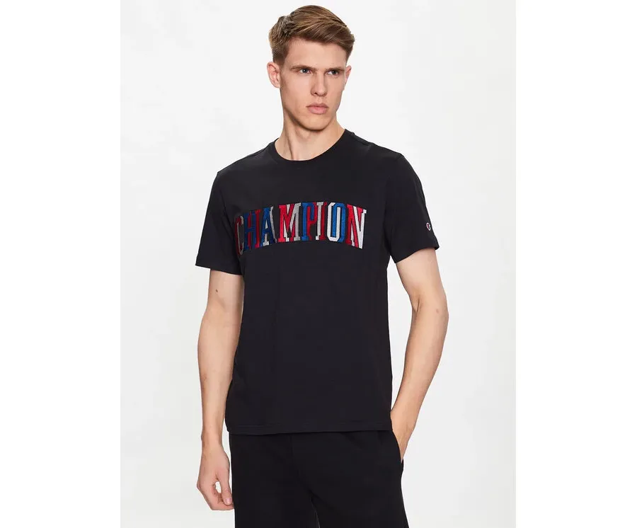 obrazek 1 Champion T-Shirt 218512 Czarny Regular Fit