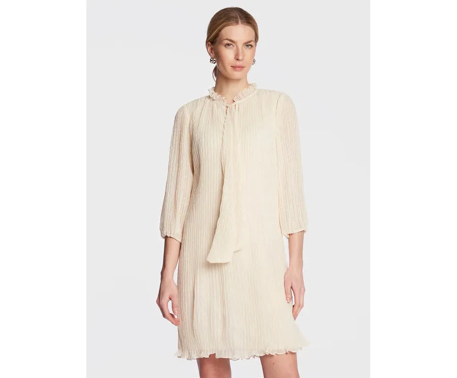 obrazek 1 DKNY Sukienka codzienna DD2G3770 Écru Relaxed Fit