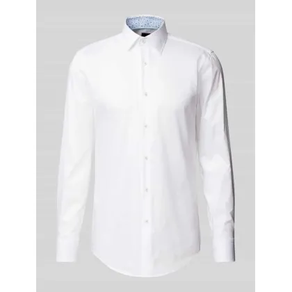 Zdjęcie Koszula biznesowa o kroju regular fit z wiskozy z kołnierzykiem typu kent