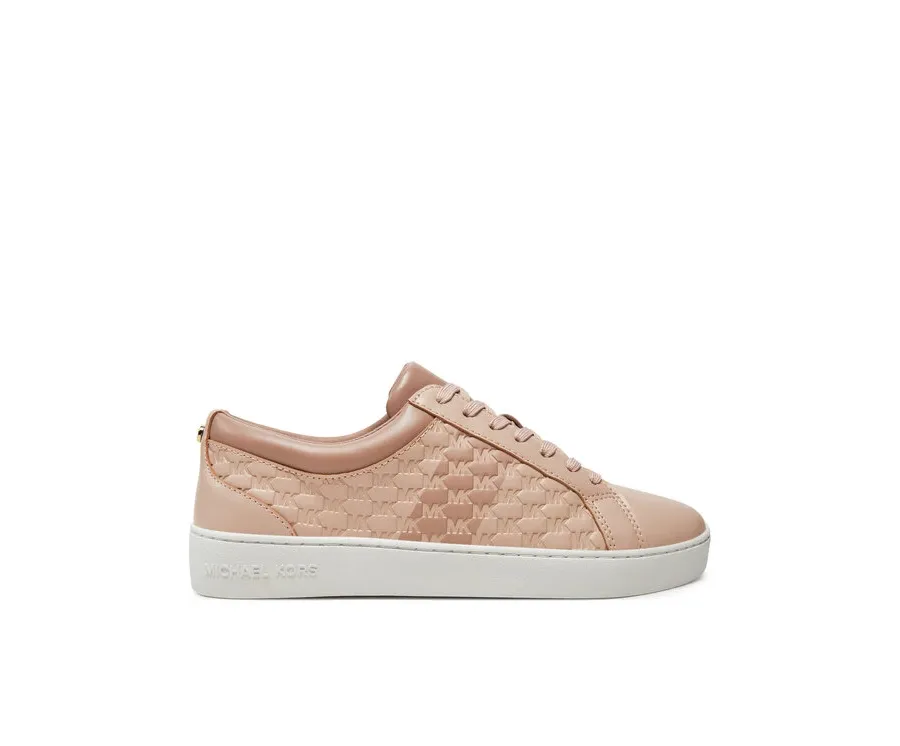 obrazek 1 MICHAEL Michael Kors Sneakersy Juno Stripe Lace Up 43T4JUFSAL Różowy