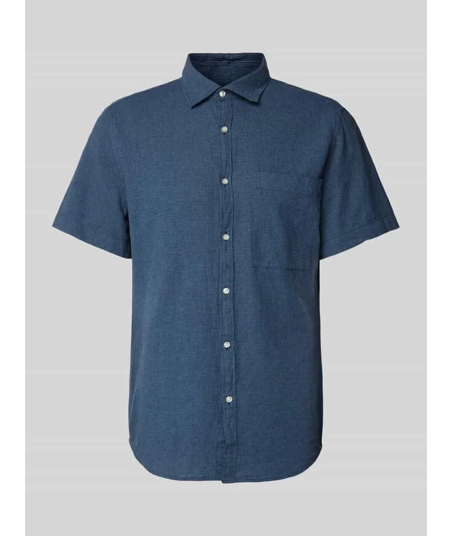 obrazek 1 Koszula casualowa o kroju regular fit ze wzorem w pepitkę