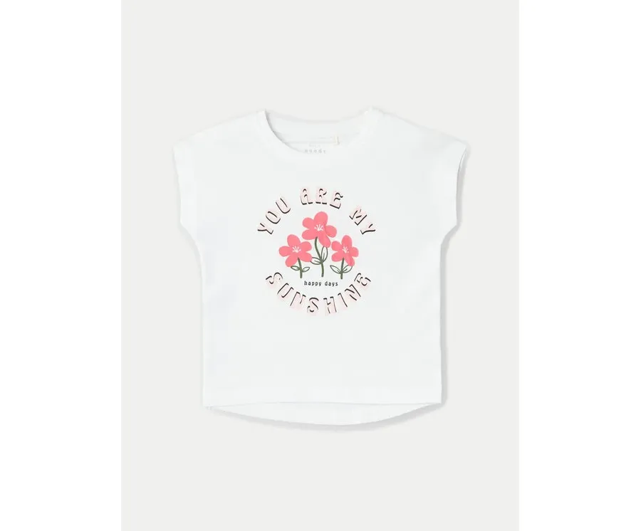 obrazek 1 NAME IT T-Shirt Vigea 13228175 Biały Regular Fit
