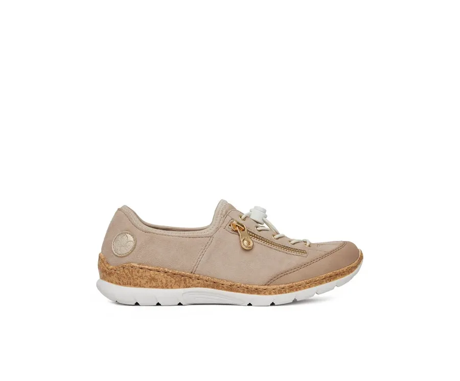 obrazek 1 Rieker Sneakersy N42F1-60 Beżowy
