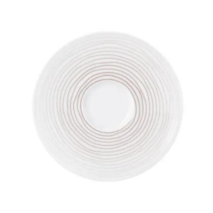 Zdjęcie Porcelanowy spodek 13,5 cm o brązowym delikatnym zdobieniu - Seltmann Weiden