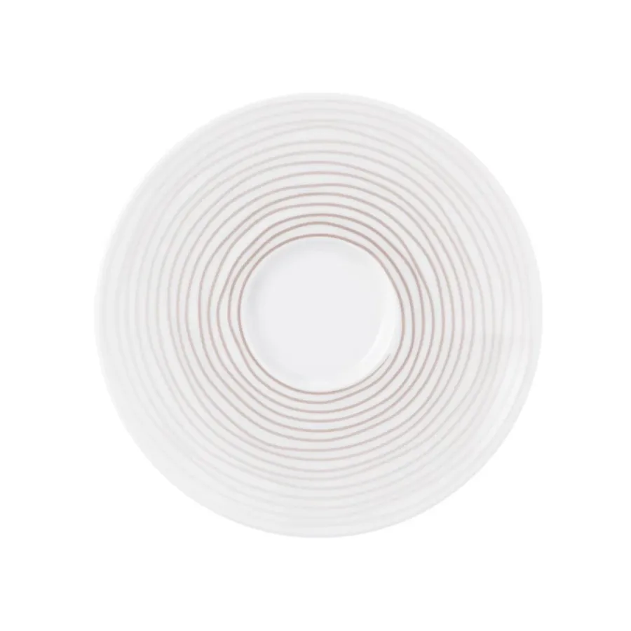 obrazek 1 Porcelanowy spodek 13,5 cm o brązowym delikatnym zdobieniu - Seltmann Weiden