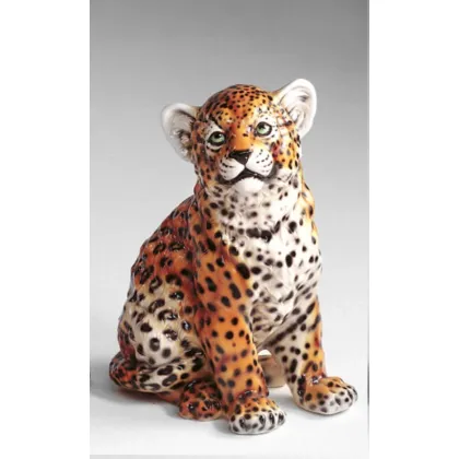 Picture A wonderful ceramic leopard - Il Gattopardo