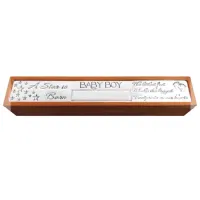Picture A gift to commemorate the birth of a child or baptism - a wooden box with the option of personalization