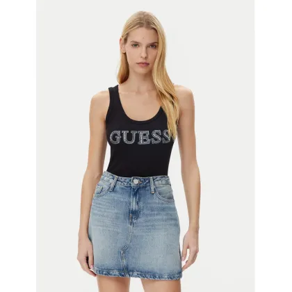 Zdjęcie Guess Top W5GP29 KA0H1 Czarny Regular Fit