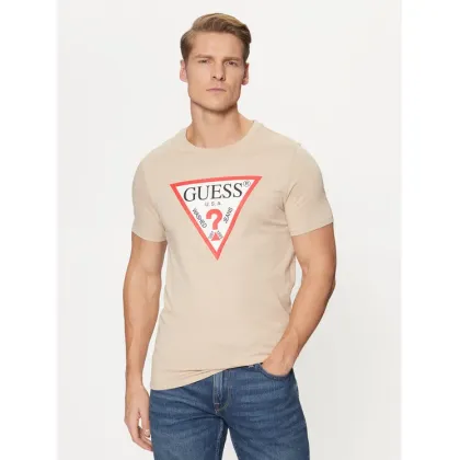 Zdjęcie Guess T-Shirt M2YI71 I3Z14 Beżowy Slim Fit