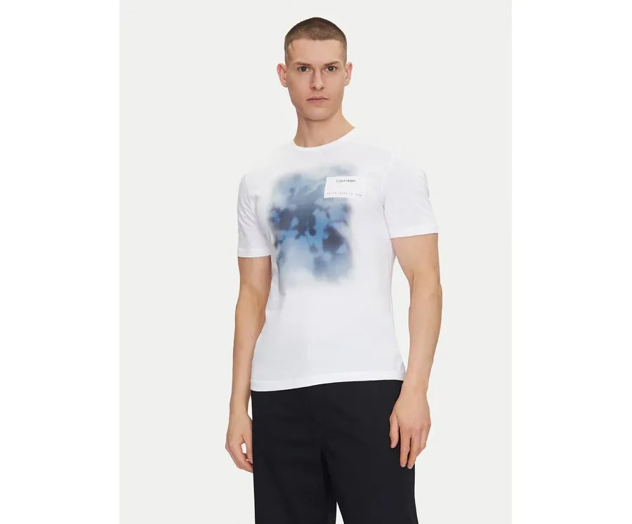 obrazek 1 Calvin Klein T-Shirt Photo Print K10K114157 Biały Regular Fit