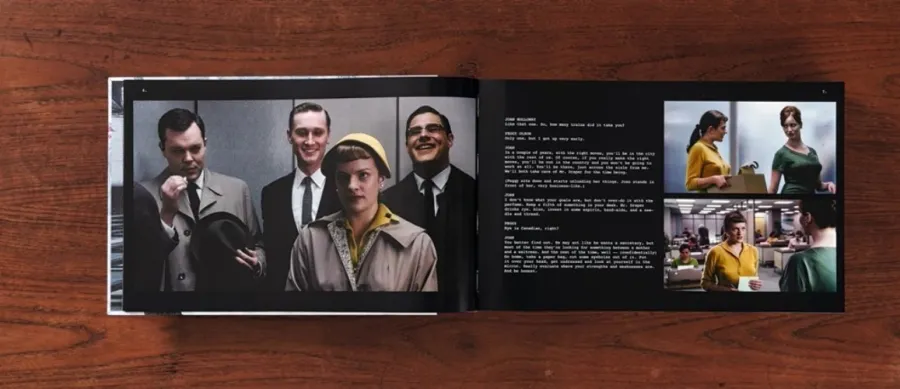 obrazek 11 Książka Matthew Weiner. Mad Men, Art Edition No. 1–500 (Script Edition) - Taschen