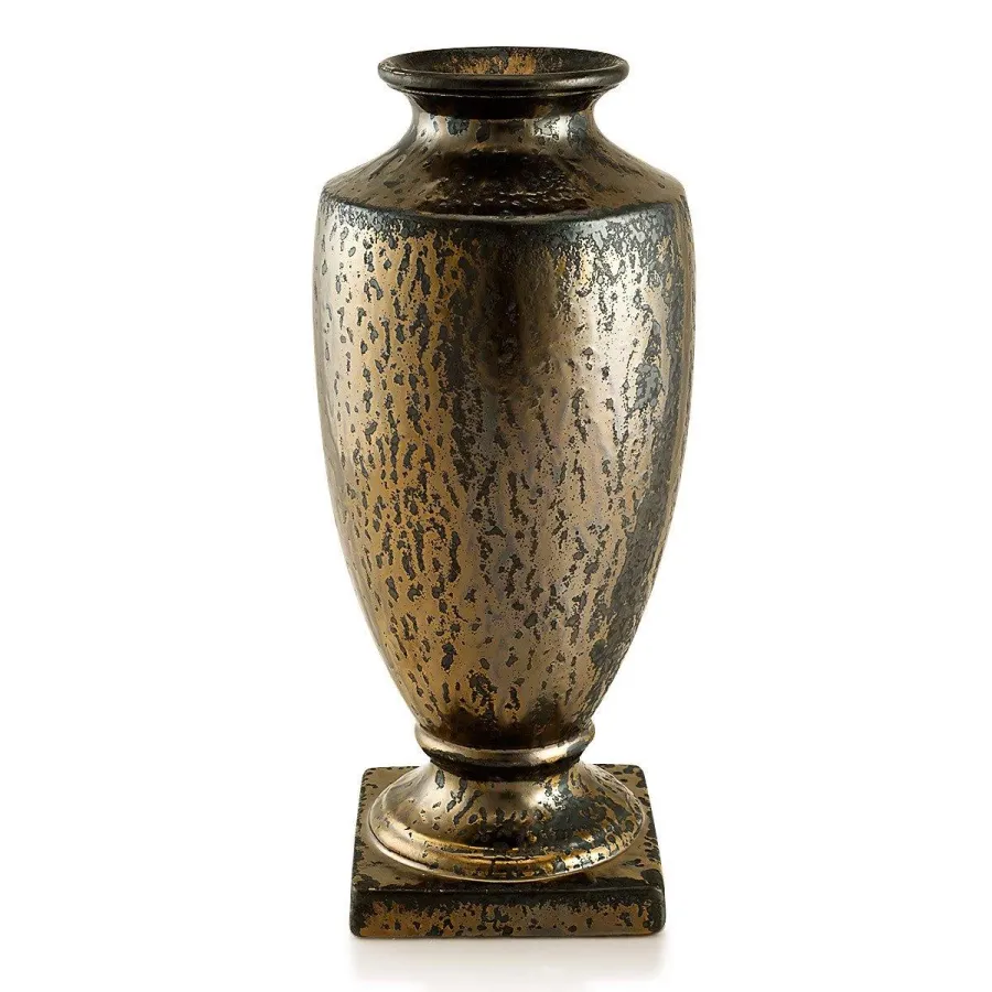 obrazek 1 Prestiżowy ceramiczny wazon w wykończeniu z oksydowanego brązu – Ahura