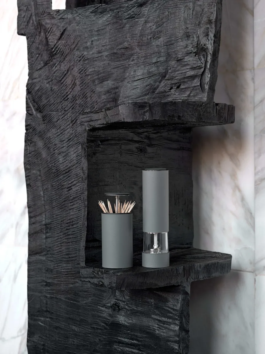 obrazek 6 Wyjątkowy pojemnik na wykałaczki ze skóry w kolorze cappuccino