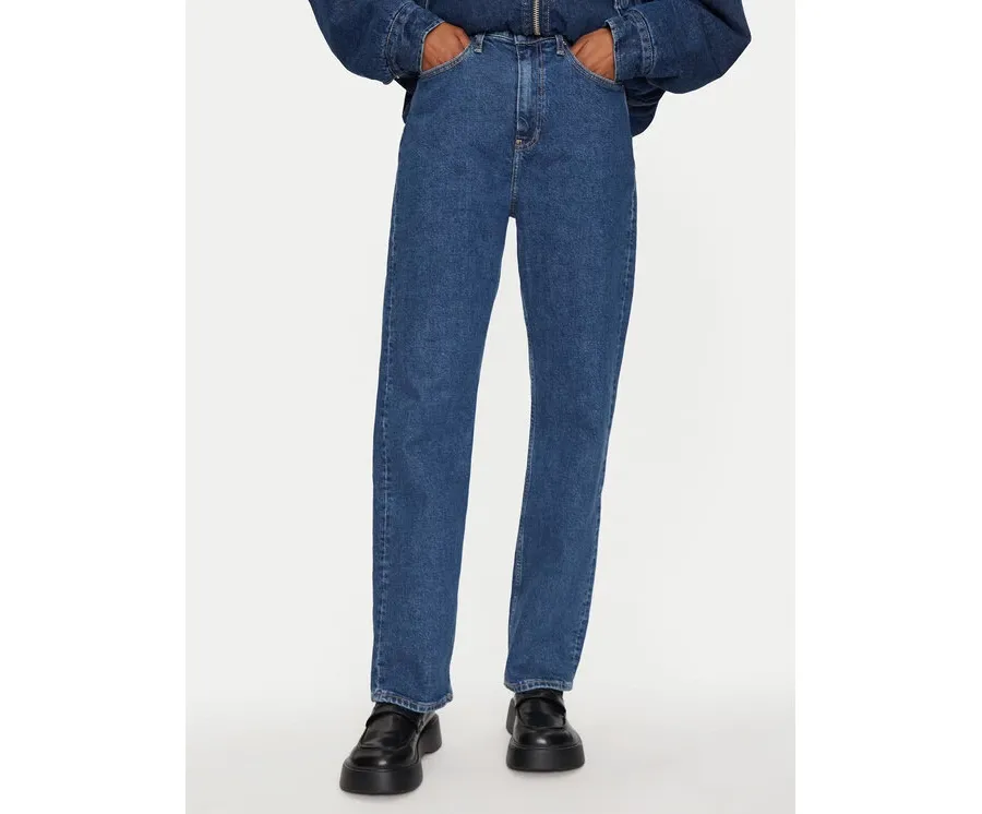 obrazek 1 Calvin Klein Jeans Jeansy J20J224033 Granatowy Straight Fit
