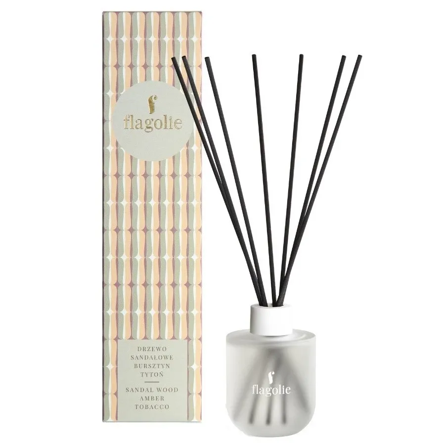 obrazek 1 Flagolie Hygge Bursztyn Tytoń - Perfumy do domu drzewo sandałowe, 100 ml 100 ml