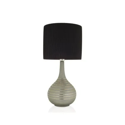 Zdjęcie Włoska ręcznie zdobiona lampa z chromowaną mosiężną podstawą