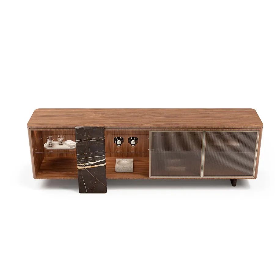 obrazek 2 Luksusowy modernistyczny kredens do salonu - prosto z Włoch